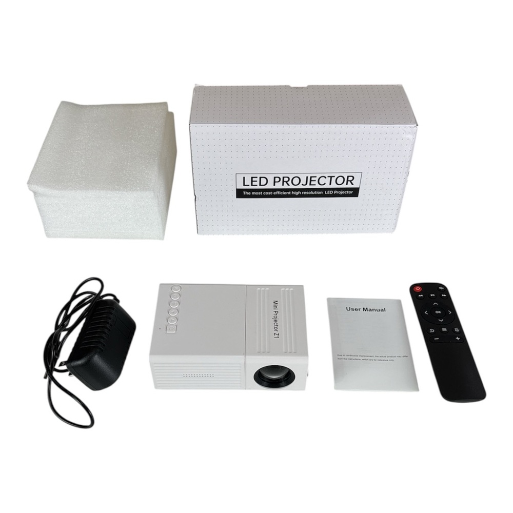 White Mini Led Projector Z1 - Picture 10 of 16